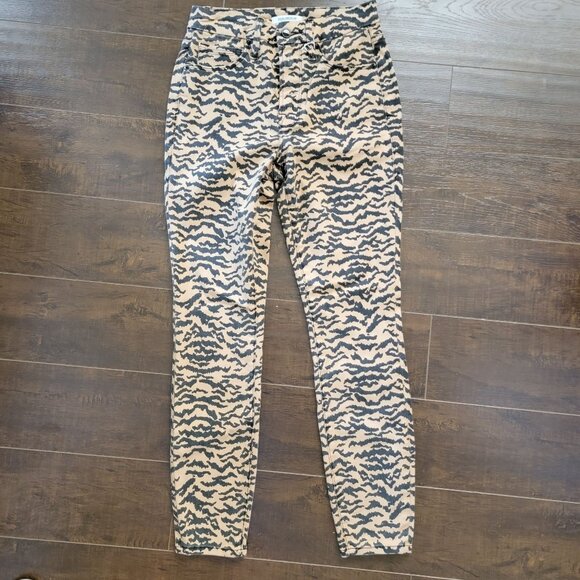 NEW Good American Good Waist Skinny Jeans Womens 4 Leopard Print Chic Modern - Picture 2 of 8